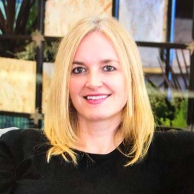 Headshot of lead content designer at Co-op Rachel Machin